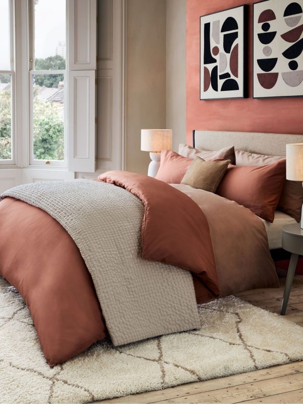 DESTINY299|Natural Crinkle Textured Bedspread - Image 2