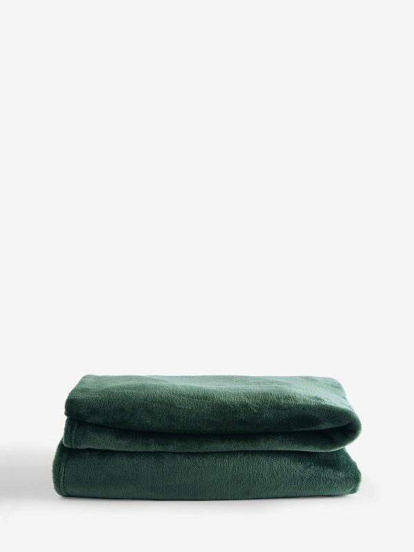 DESTINY300|Green Plush Fleece Throw - Image 4