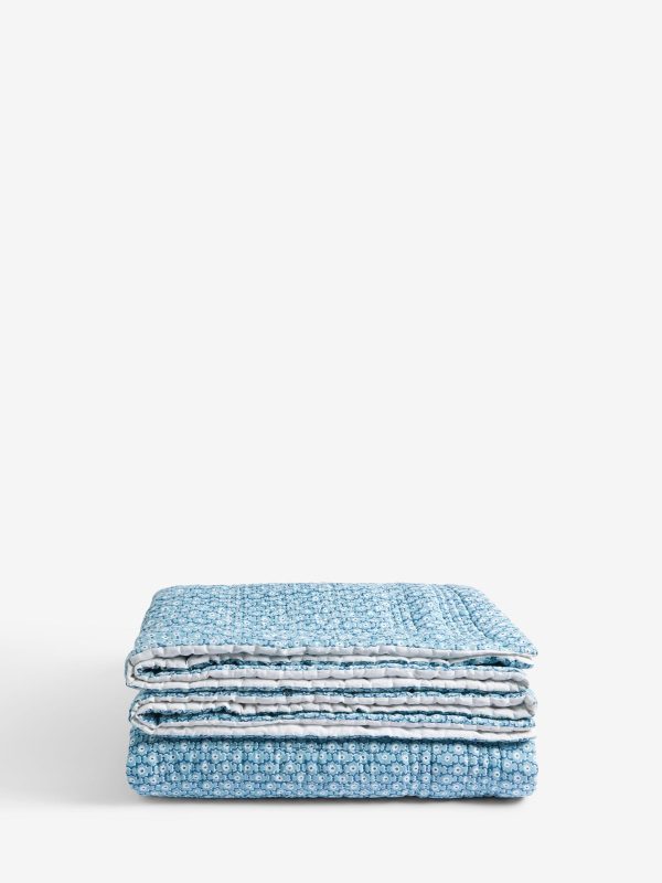 DESTINY315|Blue Indienne Quilted Bedspread - Image 4