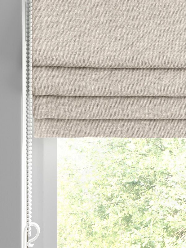 DESTINY295|Cream Nikki Made to Measure Cotton/Linen Blend Roman Blinds - Image 3