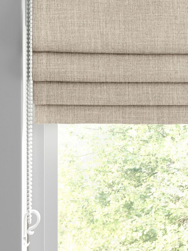 DESTINY289|Linen Natural Viam Made to Measure Roman Blind - Image 2