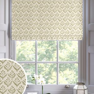 DESTINY287|Olive Green Res Made to Measure Roman Blind