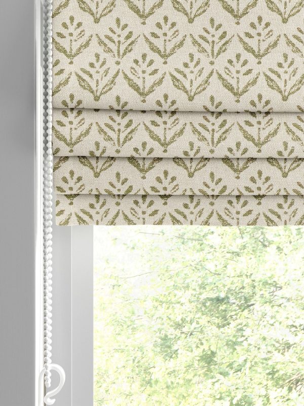 DESTINY287|Olive Green Res Made to Measure Roman Blind - Image 2