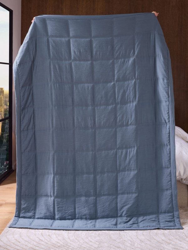 DESTINY301|Blue Connie Quilted Bedspread - Image 2