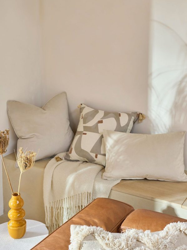 DESTINY303|Natural Herringbone Cosy Throw - Image 4