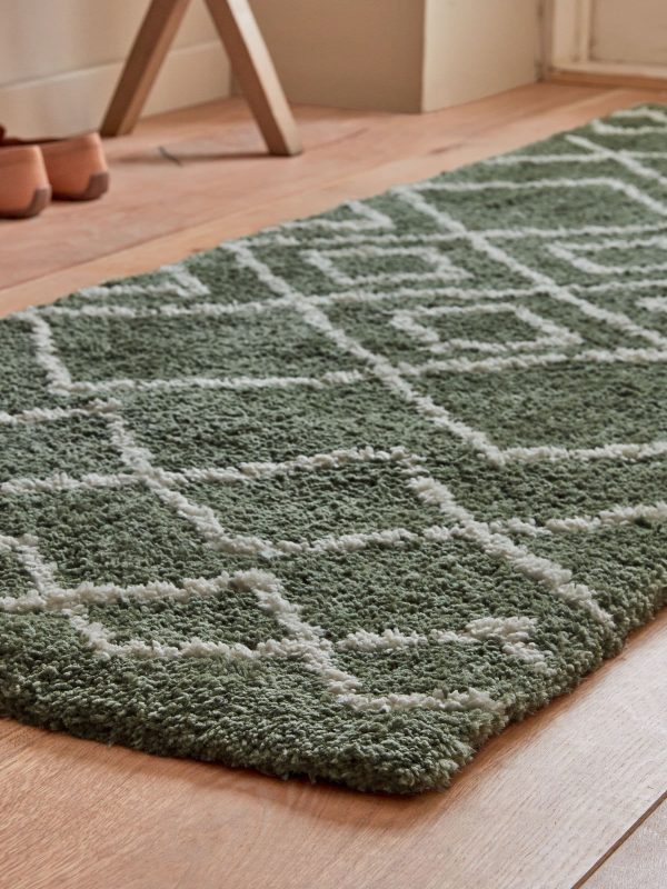 DESTINY325|Sage Green Smart Global Berber Runner - Image 2