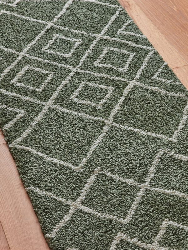 DESTINY325|Sage Green Smart Global Berber Runner - Image 3