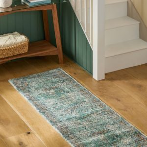 DESTINY327|Teal Blue Emporium Oriental Runner