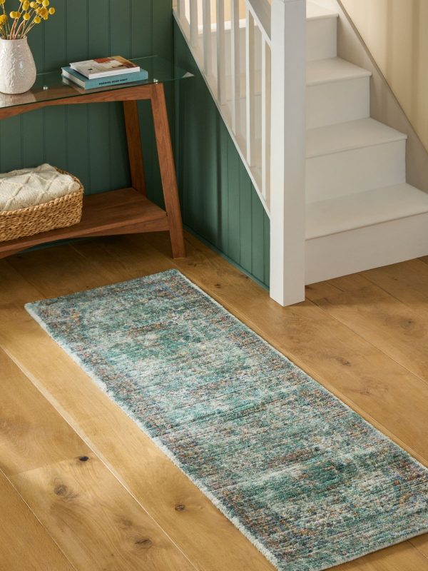 DESTINY327|Teal Blue Emporium Oriental Runner