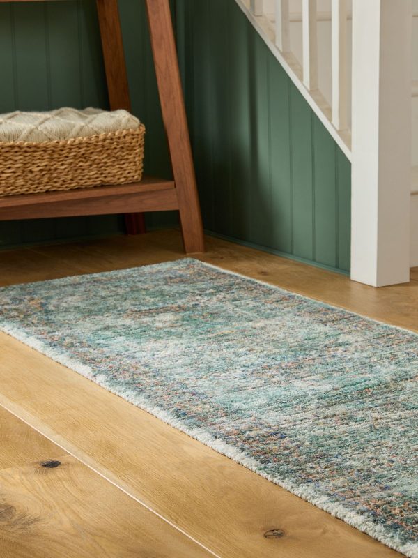 DESTINY327|Teal Blue Emporium Oriental Runner - Image 2