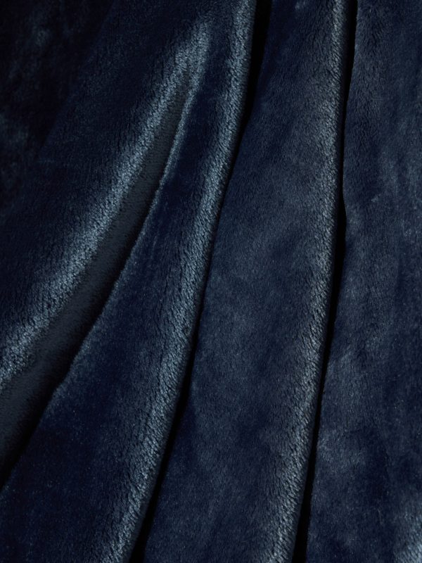DESTINY313|Navy Plush Fleece Throw - Image 4