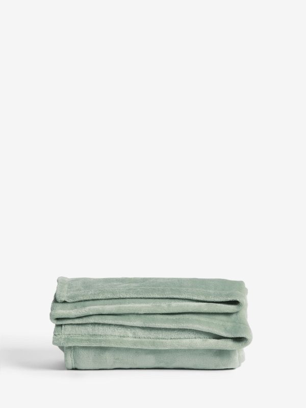 DESTINY302|Sage Green Plush Fleece Throw - Image 8