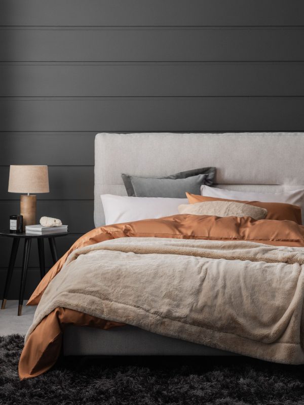 DESTINY317|Light Natural Soft To Touch Plush Faux Fur Throw