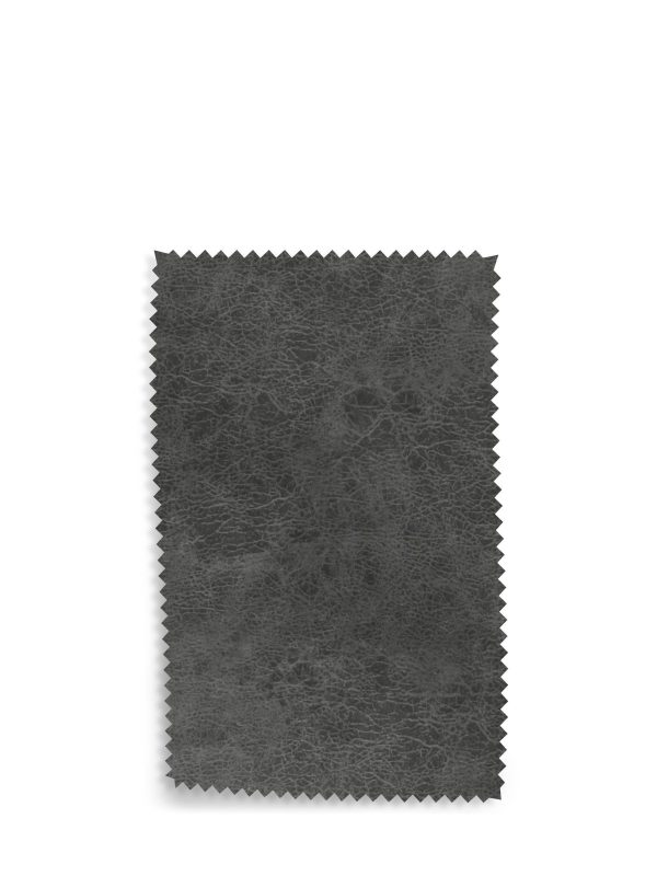 DESTINY283|Faux Leather Dark Grey Aiden Black Leg Dining Chairs - Image 7